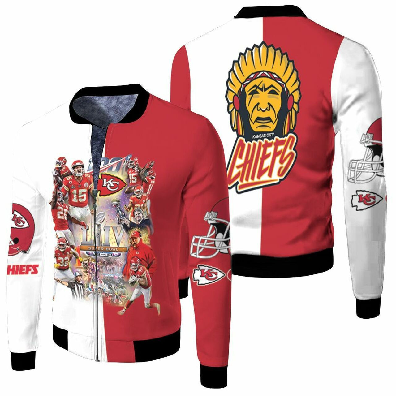 Kansas City Chiefs Super Bowl Liv Champion 2019 Greatest Football Team 3D All Over Print Hoodie & Zip Hoodie