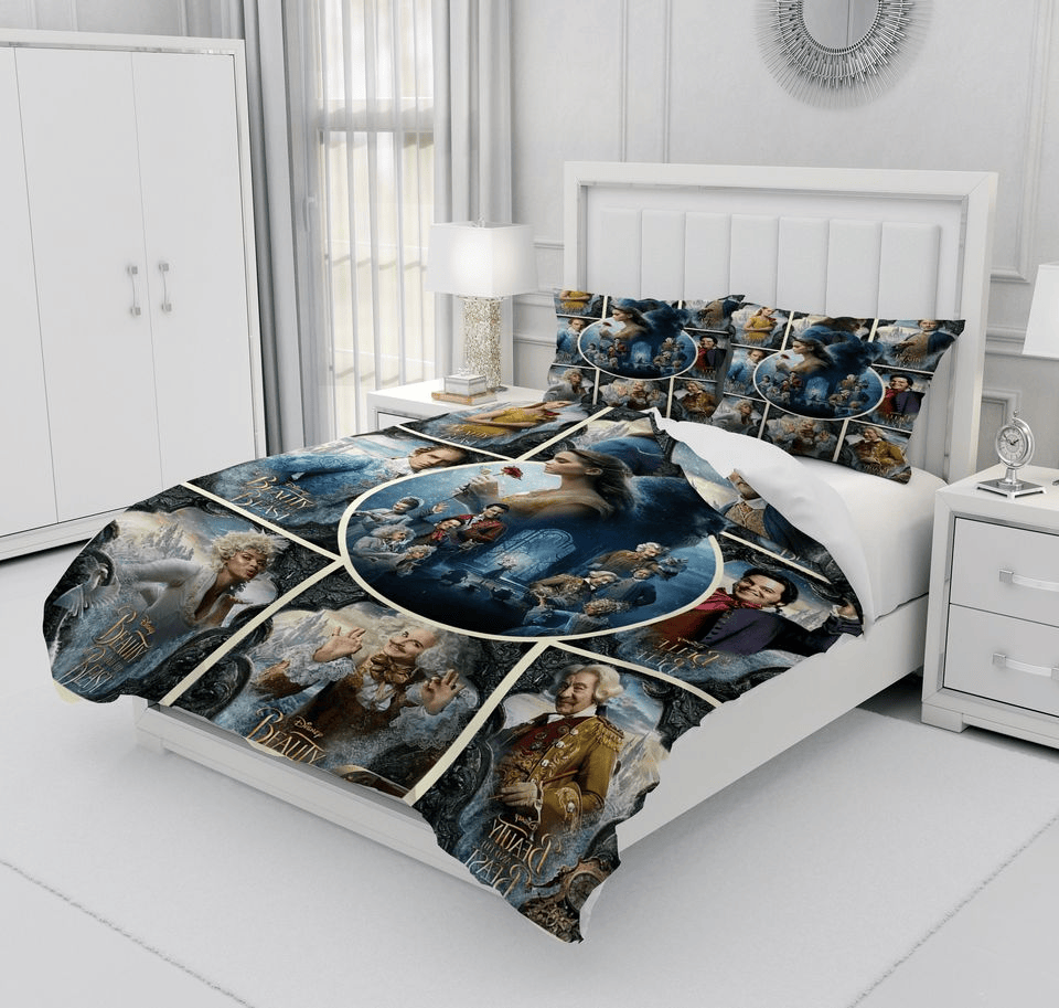 Beauty And The Beast Bedding Set Beauty And The Beast All Characters Duvet Covers
