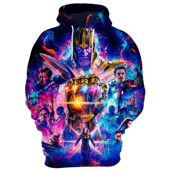 Avengers Marvel 3d Unisex Hoodie