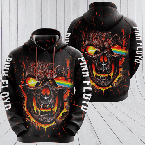 Pink Floyd Skull Black 3d Hoodie Zip Hoodie