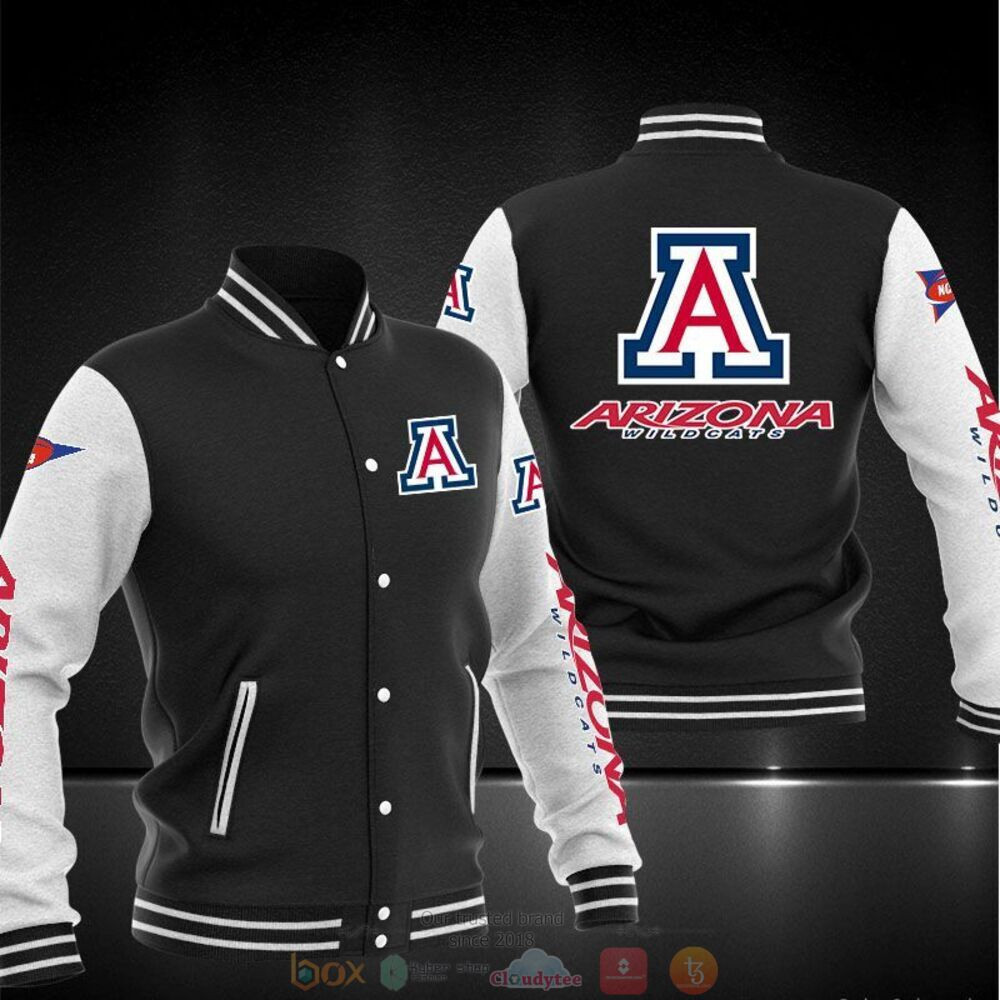 Arizona Wildcats Black Baseball Jacket