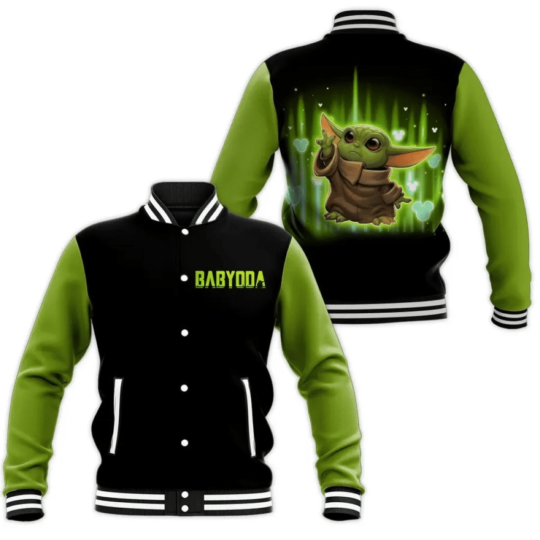 Baby Yoda,baby Yoda Star Wars Disney 399 Gift Lover Baseball Jacket