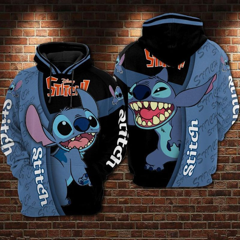 Lilo And Stitch 3d T Shirt Sweatshirt Zip Hoodie Bomber 1160