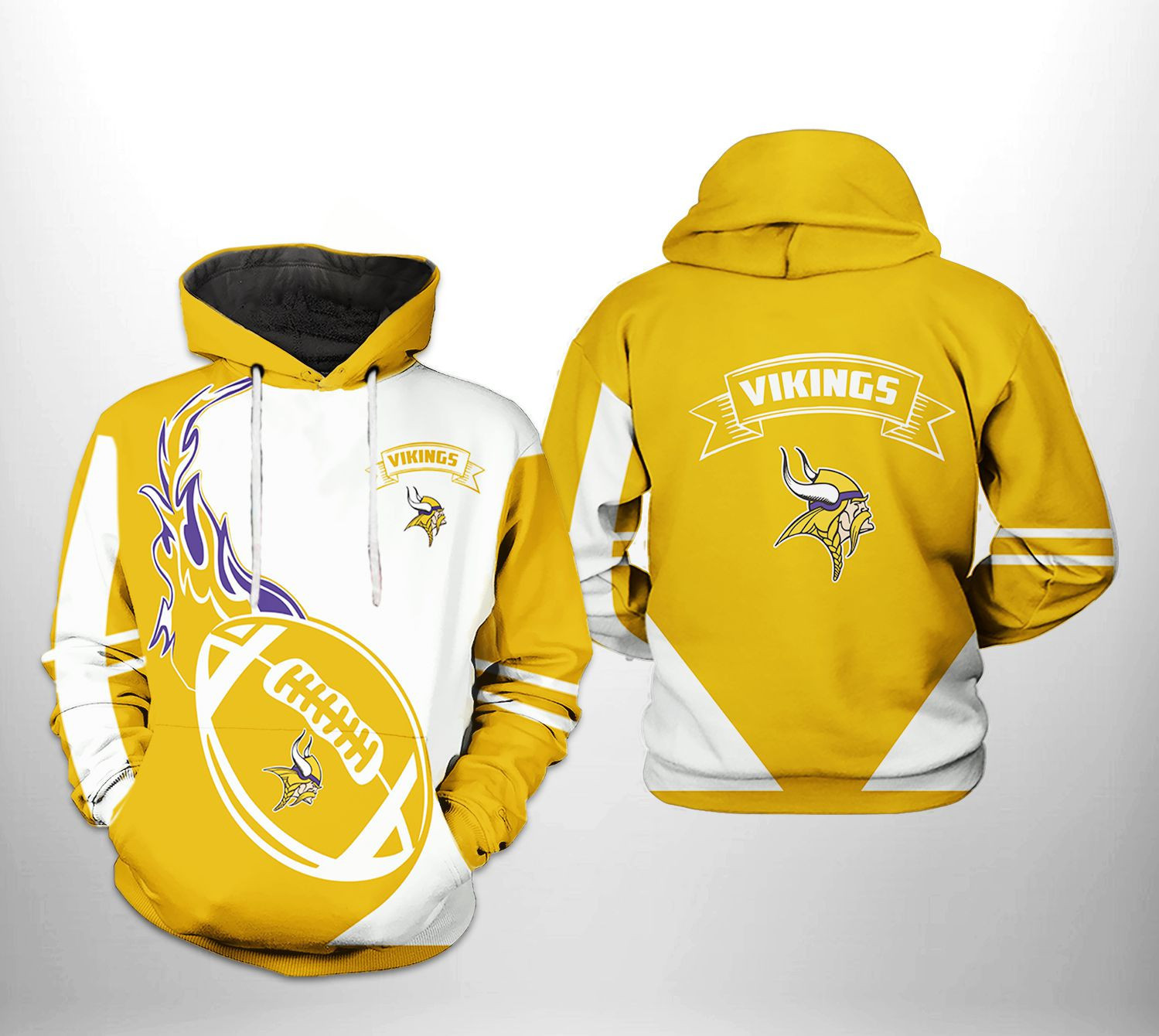 Minnesota Vikings Classic 3D All Over Print Hoodie & Zip Hoodie