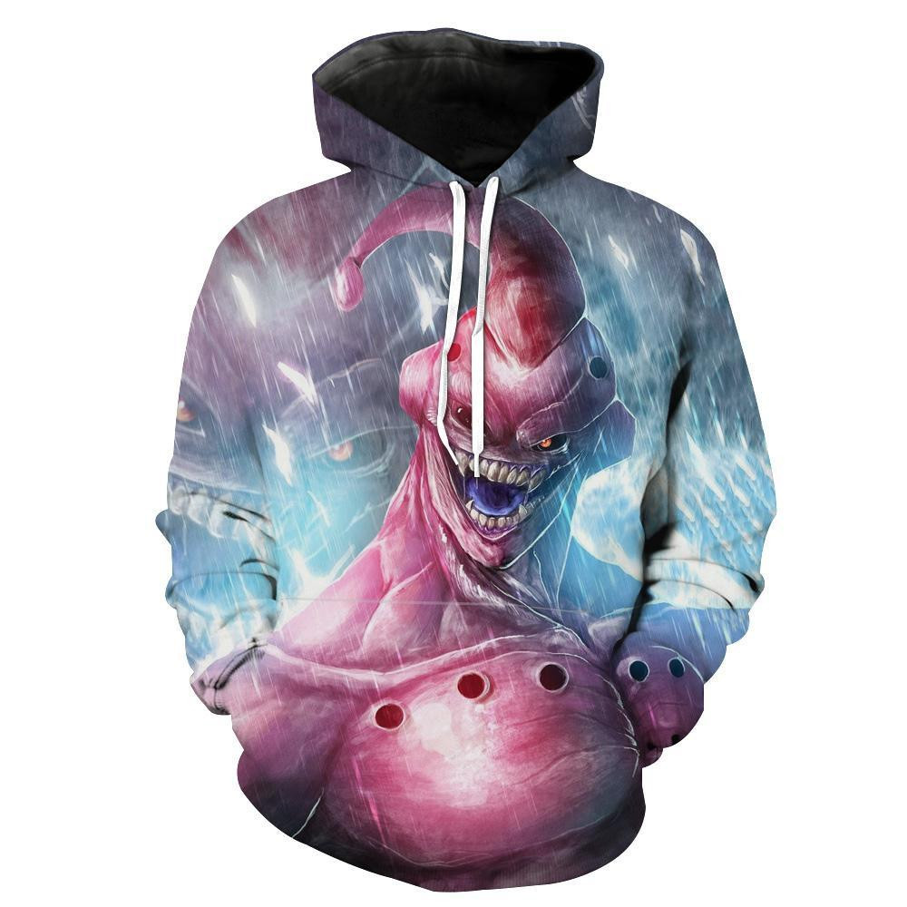 Dragon Ball Z Buu Creepy Super 3D All Over Print Hoodie & Zip Hoodie