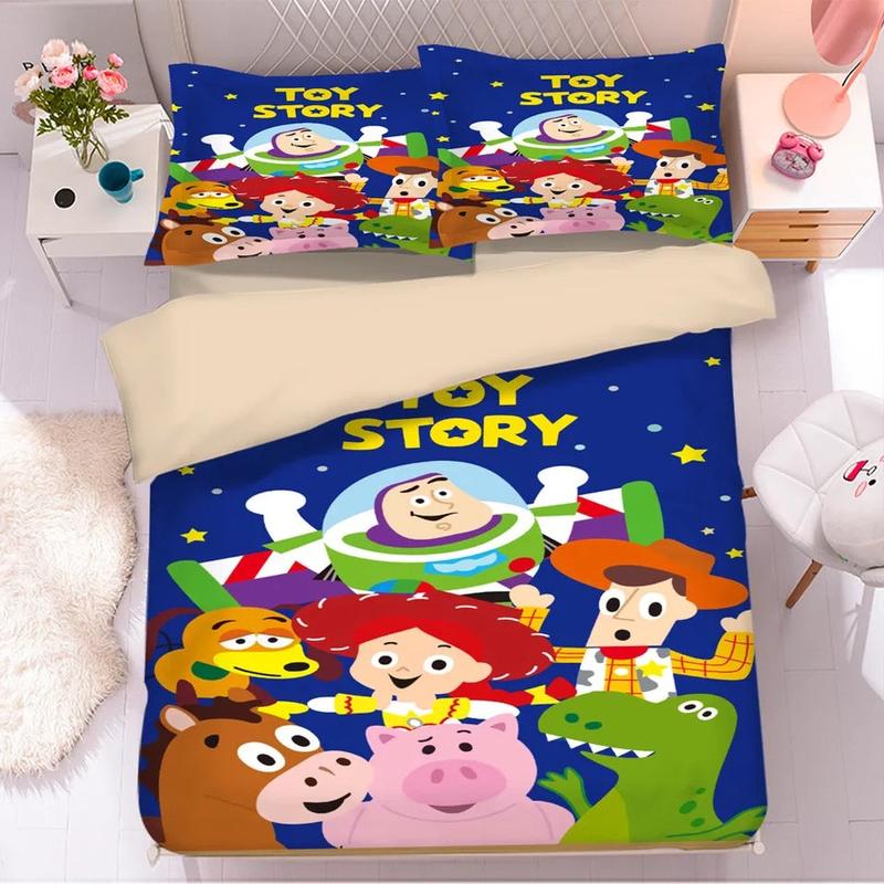 Toy Story Bedding Set DN Toys Outerspace Drawing Art Duvet Covers