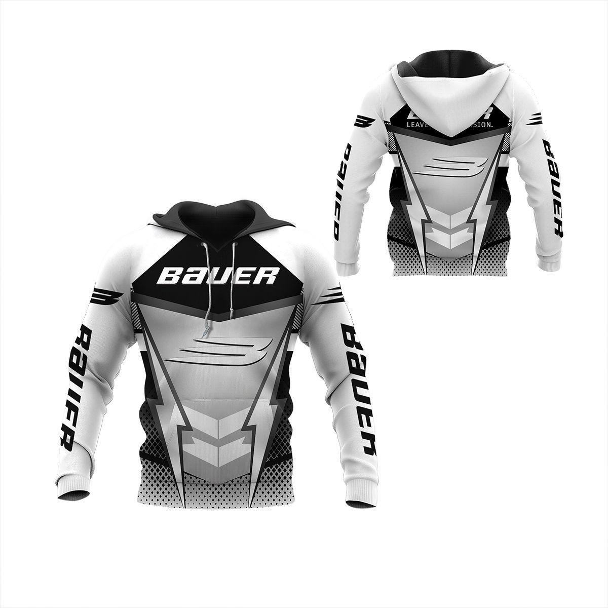Bauer Shirt 143, 3d Hoodie Zip Hoodie