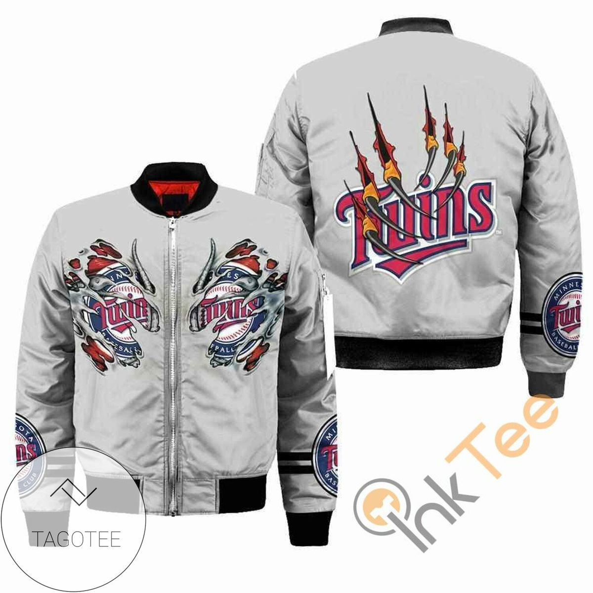 Minnesota Twins Claws Bomber Jacket