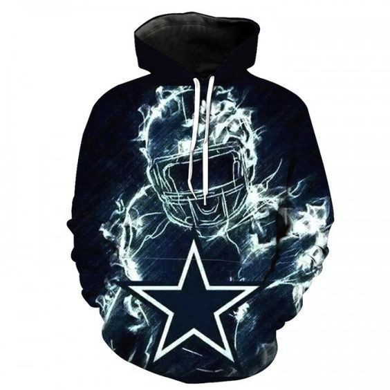 Cowboys Ice Hot 3D All Over Print Hoodie & Zip Hoodie