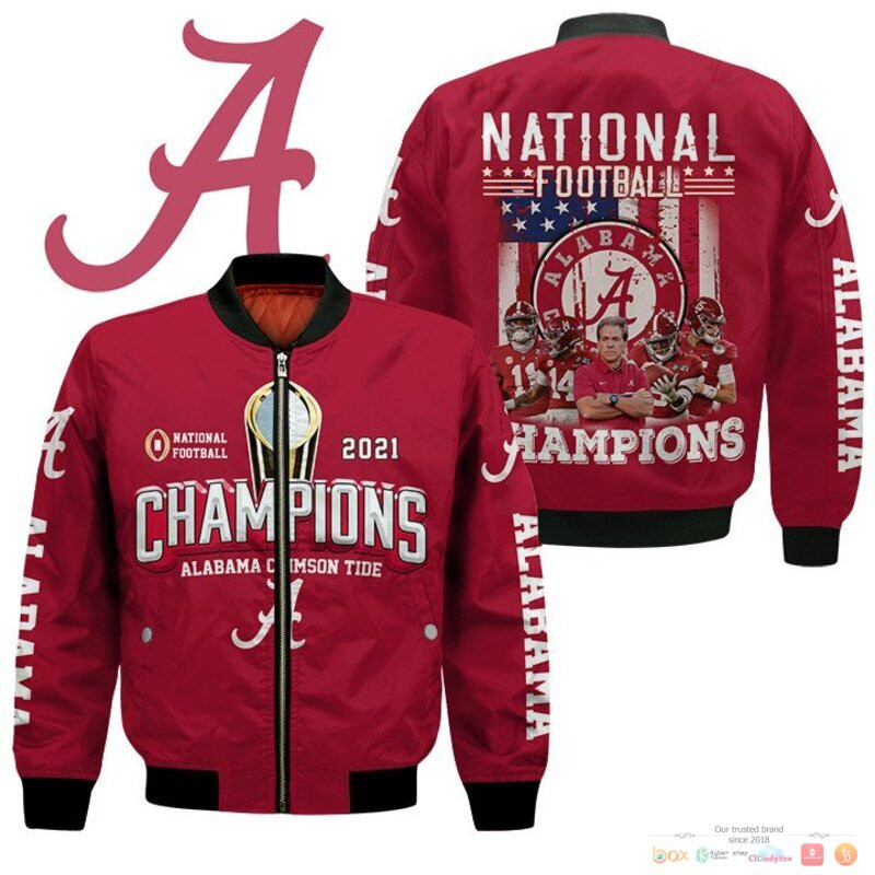 Alabama Crimson Tide Bomber Jacket V15