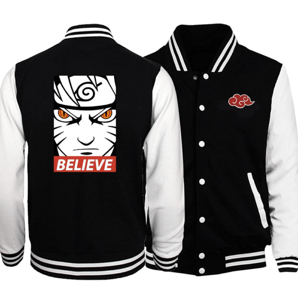 Naruto Believe Naruto Anime Baseball Jacket 517