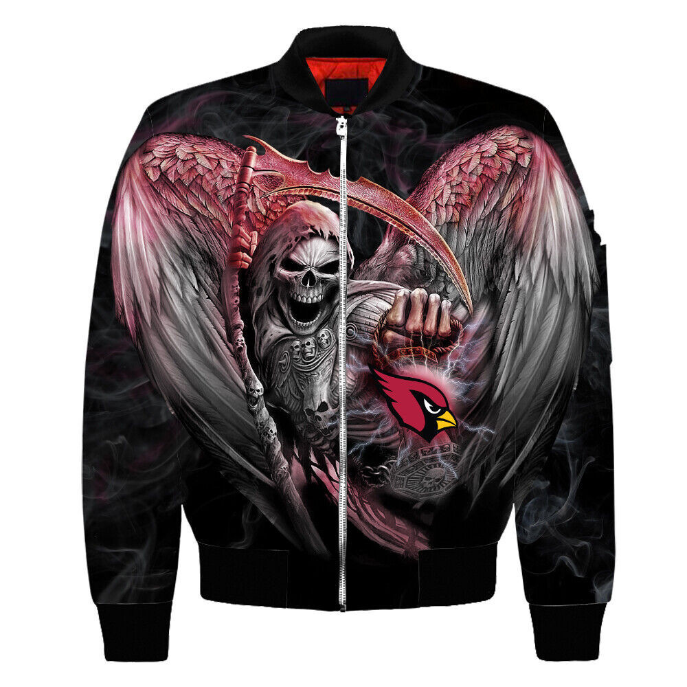 Arizona Cardinals Hades Smoke Bomber Jacket