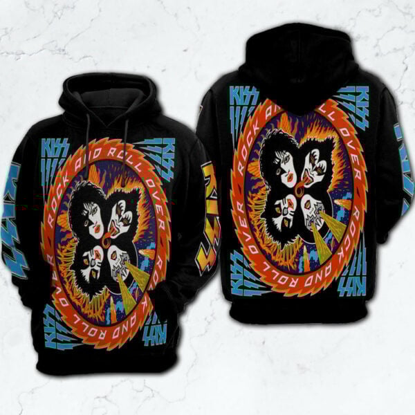 Kiss Rock Band Lover Fan Gift, Kiss Rock Band Aop Hoodie, Zip Hoodie, Fleece Jacket 411