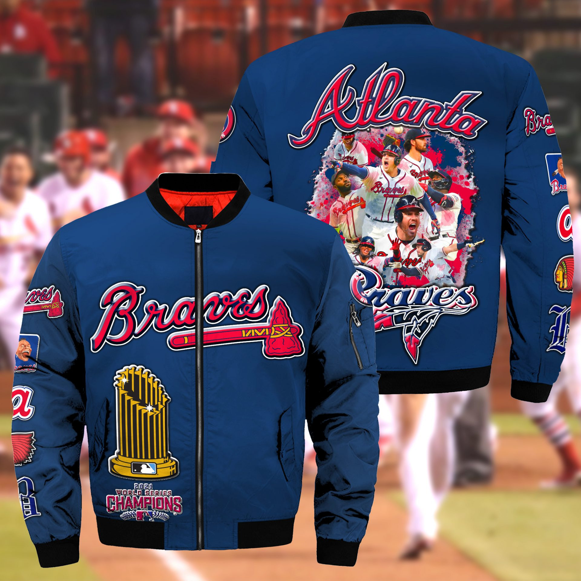 Atlanta Braves World Series 2021 Champions Bomber Jacket