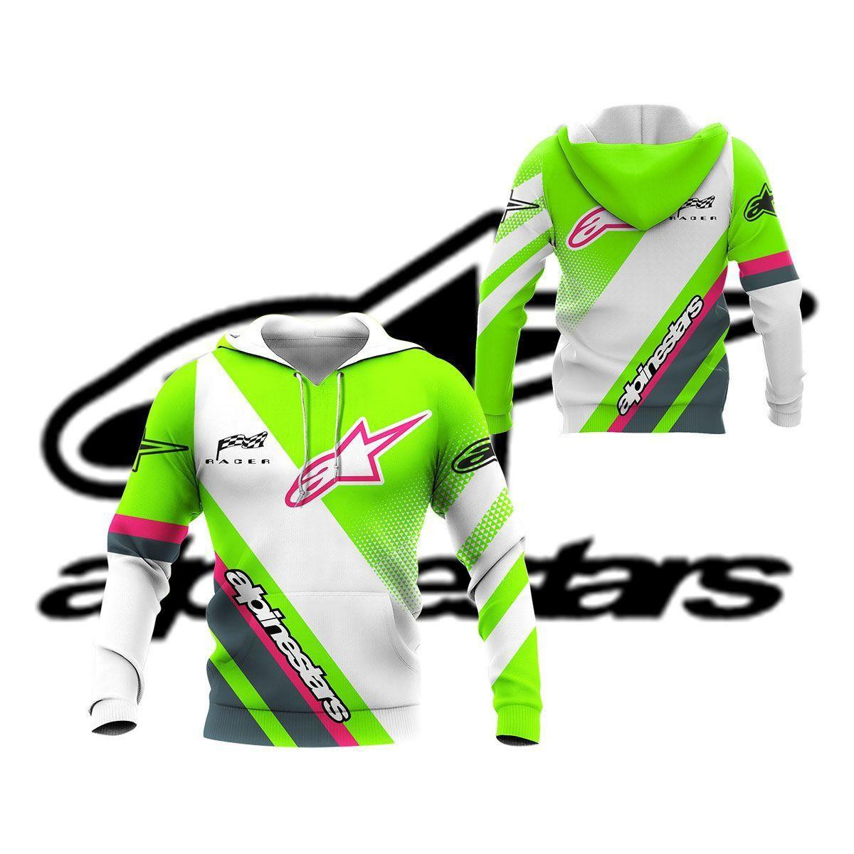 Alpinestars Shirt 876, 3d Hoodie Zip Hoodie