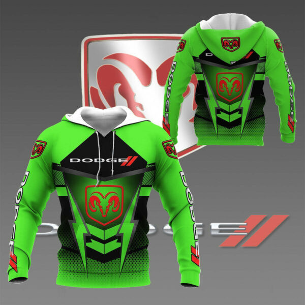 Dodge Shirt 501, 3d Hoodie Zip Hoodie 486
