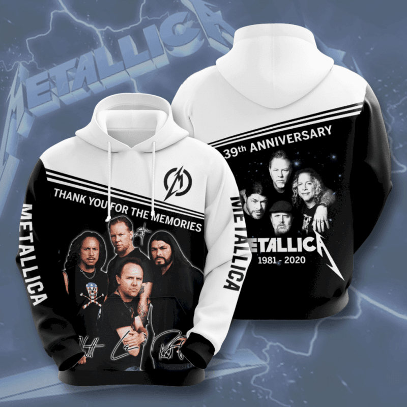 Metallica Hoodie 3d All Over Print