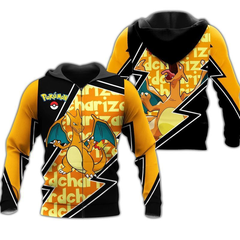 Cherizard Pokemon Cute Lover Iv 3d Hoodie Zip Hoodie