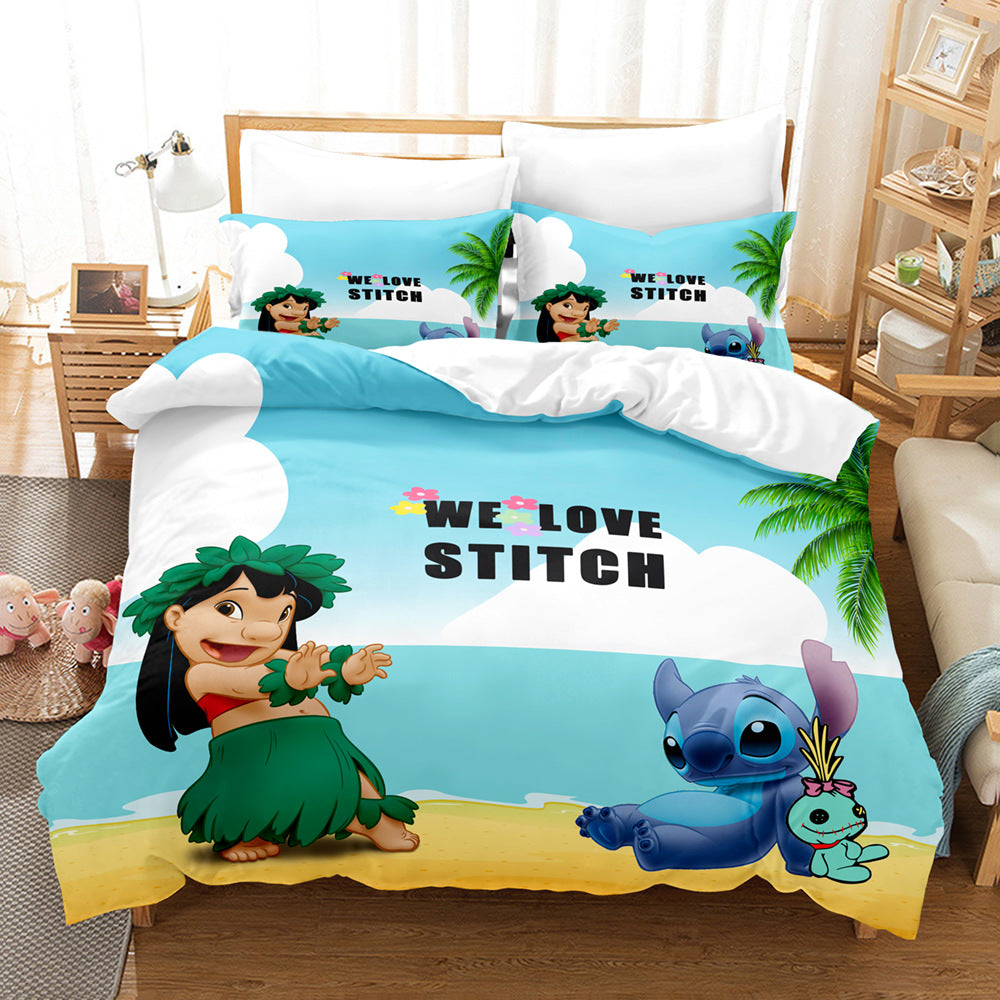 Stitch Bedding Set DN Lilo We Love Stitch Duvet Covers