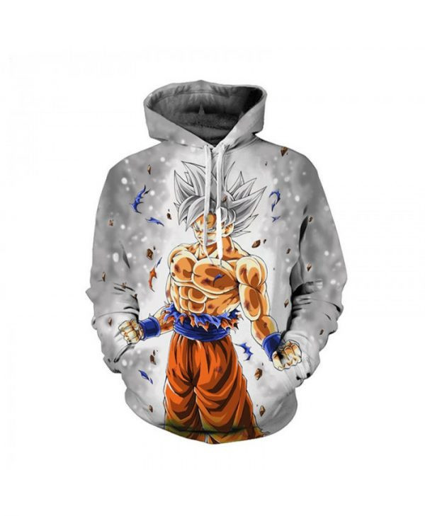 Dragon Ball Super Anime Ultra Instinct Super Saiyan Goku S 3D All Over Print Hoodie & Zip Hoodie