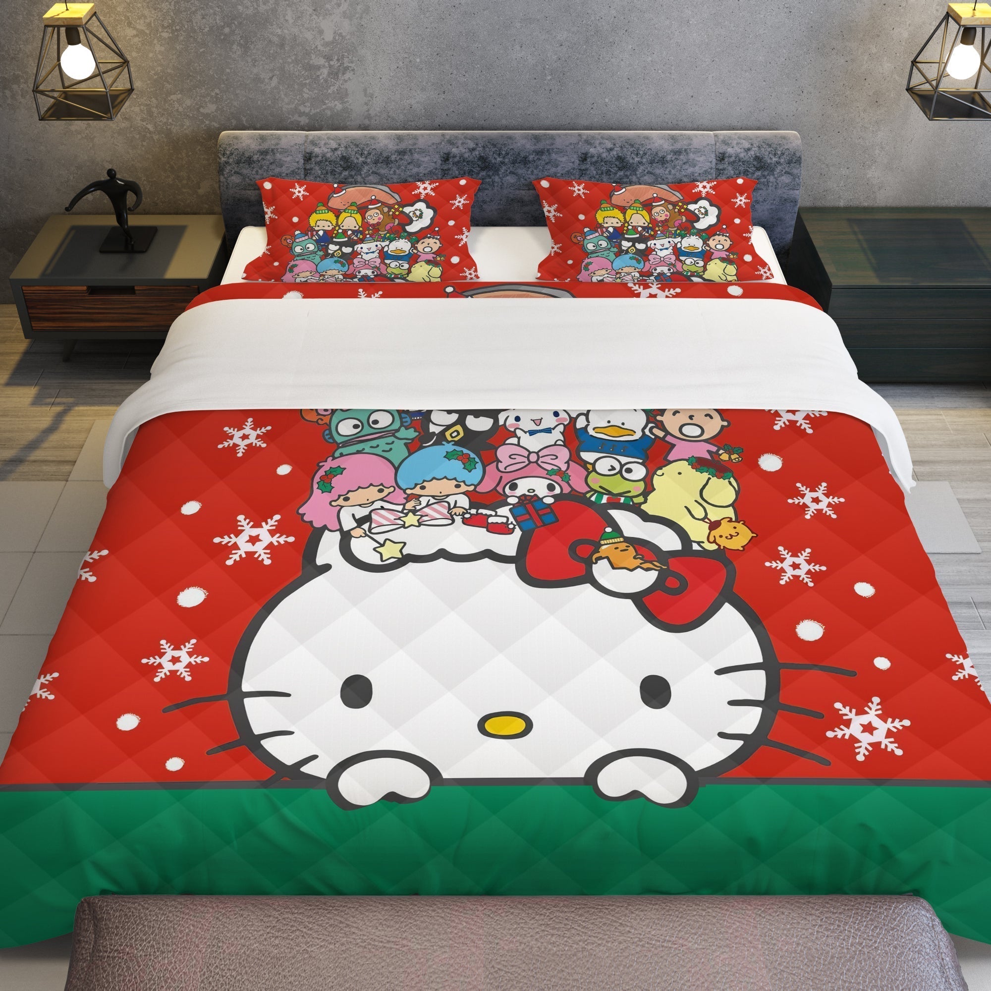 Hello Kitty Bedding Set Hello Kitty And Friends Make Bedtime Fun Duvet Covers
