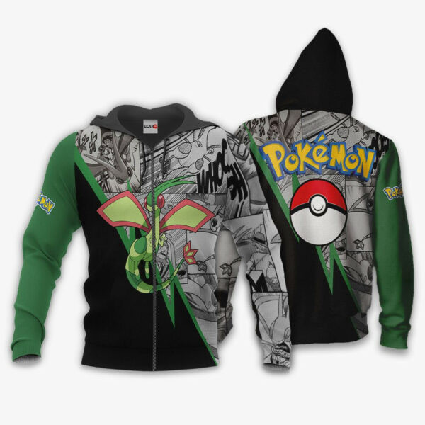 Flygon Anime Pokemon 1k762 Cartoon Graphic Outfits Aop 3d Hoodie, Zip Hoodie 742