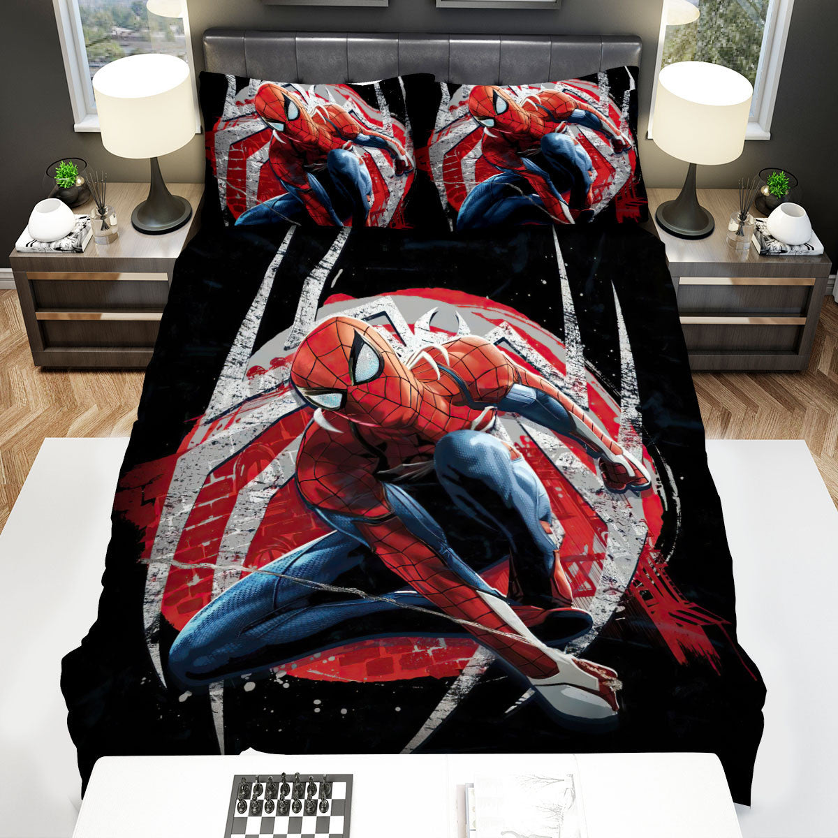 Spiderman Bedding Set MV Spiderman Game Graphic Duvet Covers