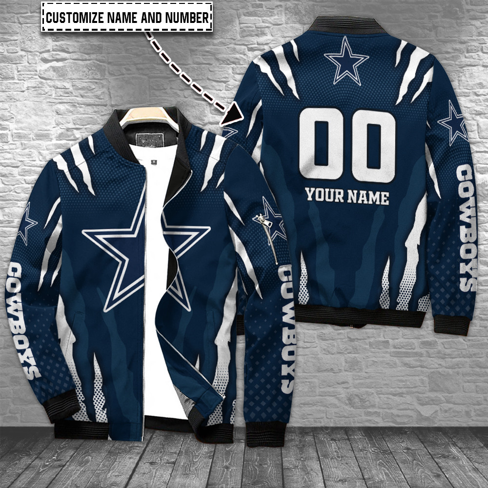 Cowboys Personalized Bomber Jacket BG671