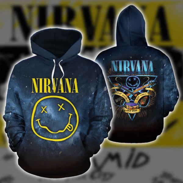 Nirvana Rock Band Thank You For The Memories 2k606 Lover Gift ,nirvana Rock Band All Over Print 3d Hoodie 1976