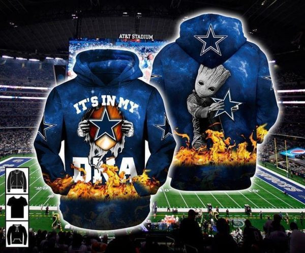 Cowboys 3D All Over Print Hoodie & Zip Hoodie