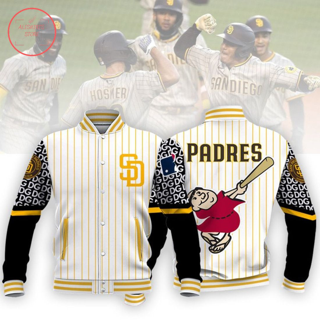 San Diego Padres Baseball Jacket V4