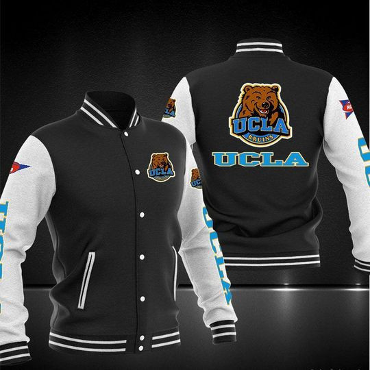 UCLA Bruins Black Baseball Jacket
