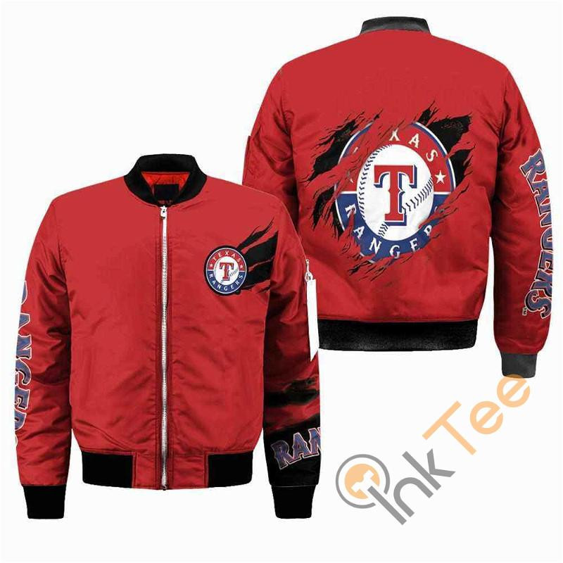 Texas Rangers Red Bomber Jacket