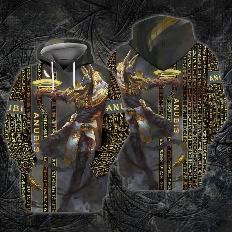 Anubis 3d Hoodie Zip Hoodie