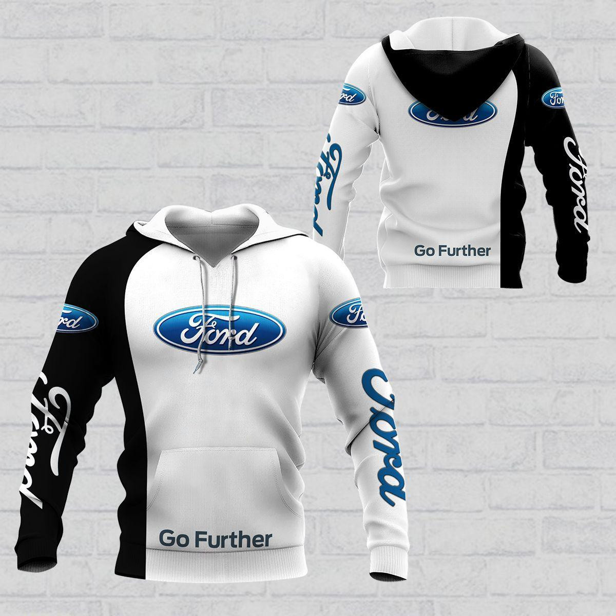 Ford Shirt 496, 3d Hoodie Zip Hoodie