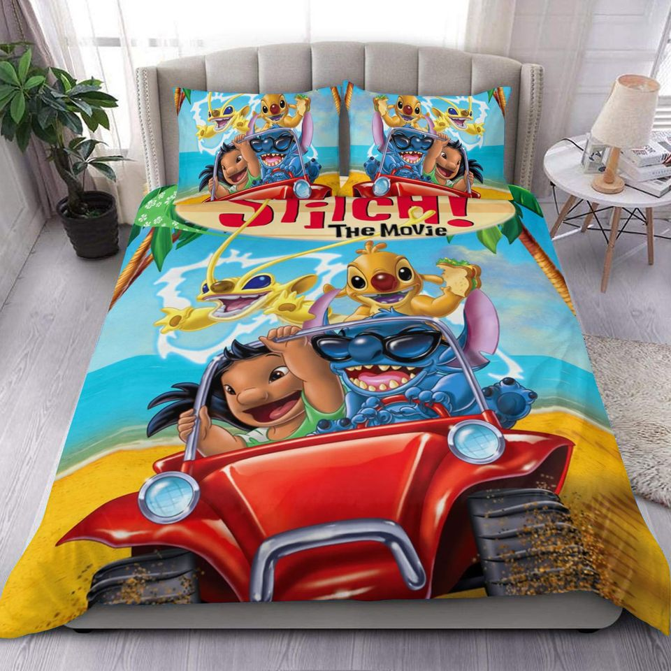 Lilo And Stitch Bedding Set Stitch The Movie And Friends Duvet Covers