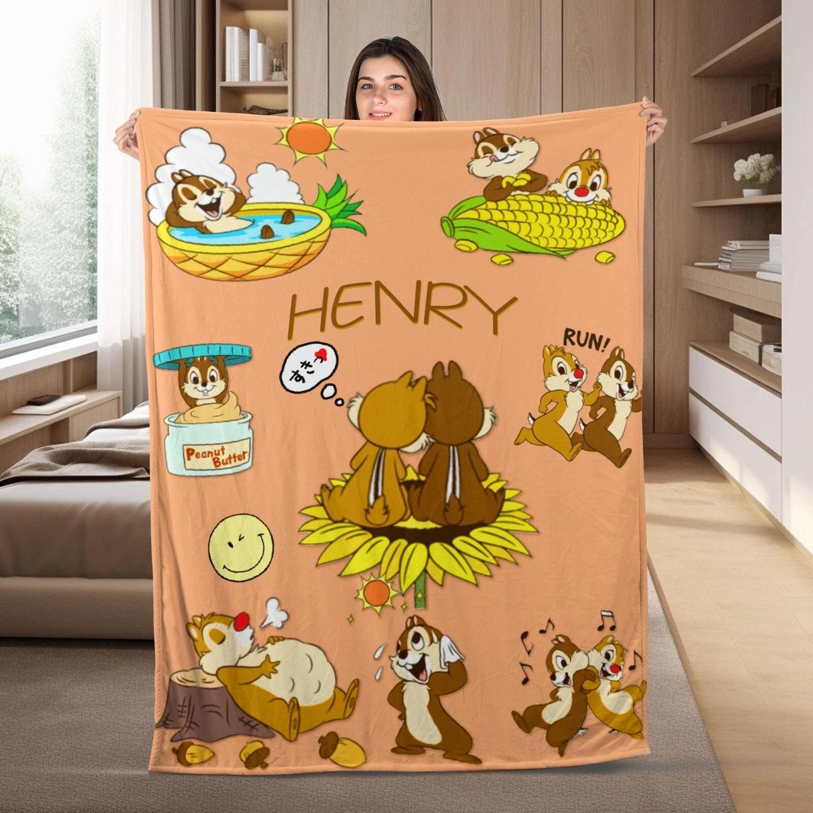 Chip And Dale Blanket Chip N Dale Blanket Chip And Dale Art Blanket Fleece Sherpa Blanket