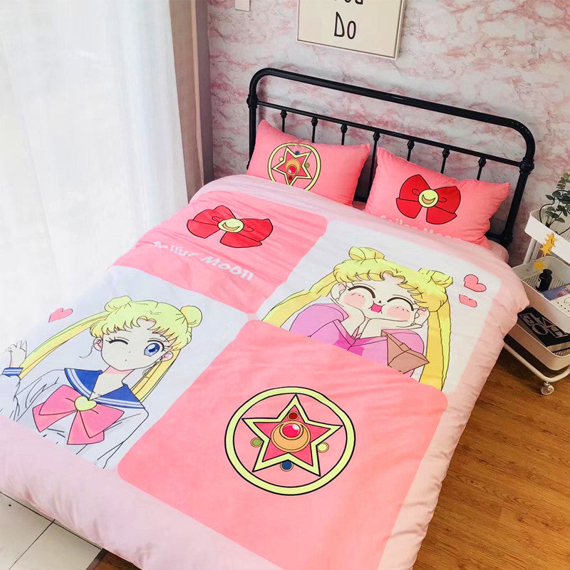 Sailor Moon Bedding Set Sailor Moon Usagi Magic Symbol Duvet Covers