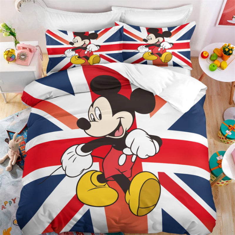 MM Bedding Set DN MM And England Flag Pattern Duvet Covers