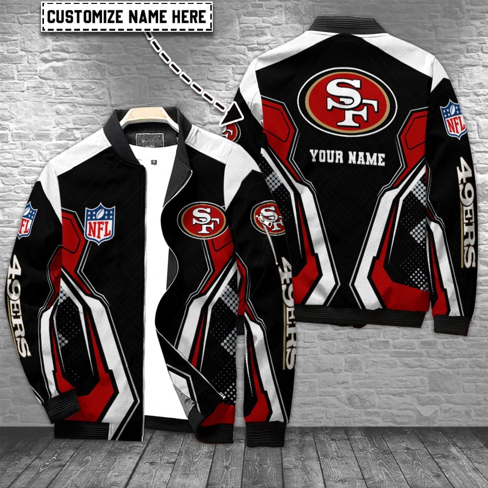 San Francisco 49ers Personalized Bomber Jacket BGBBJ976