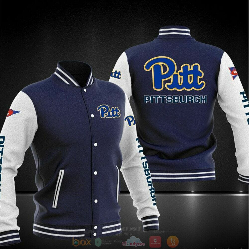 Pittsburgh Panthers Navy Blue Baseball Jacket