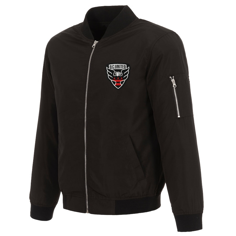 DC United Black Bomber Jacket
