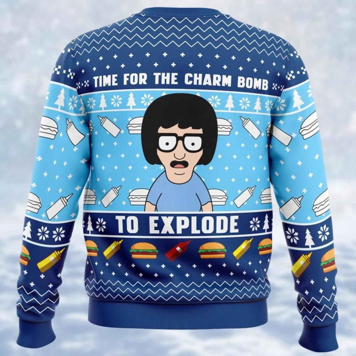 Bobs Burgers Tina Belcher Ugly Christmas Sweater