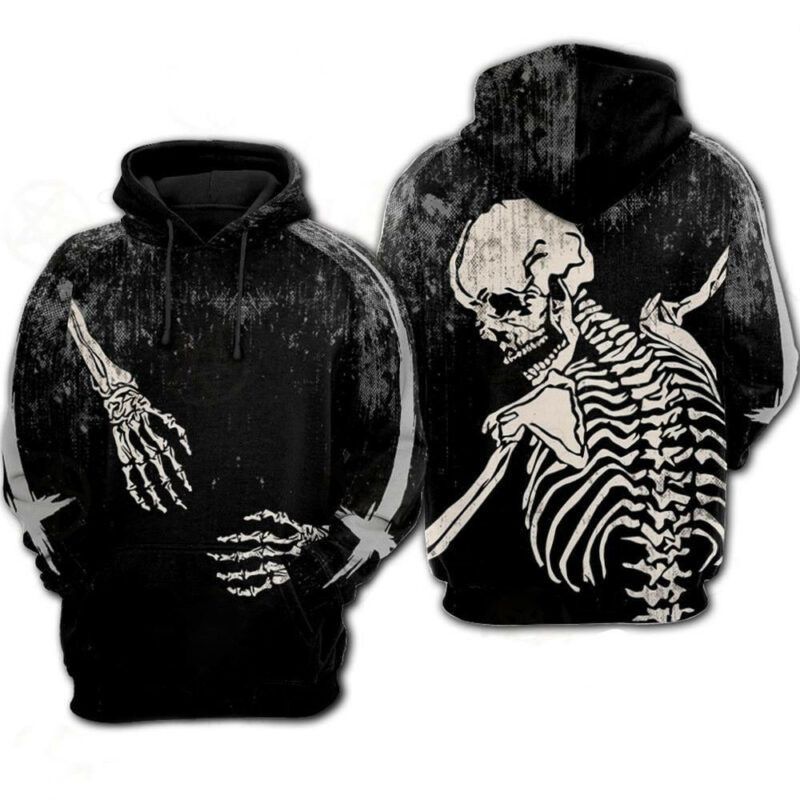 Halloween Hoodie Skeleton 3d Hoodie Zip Hoodie