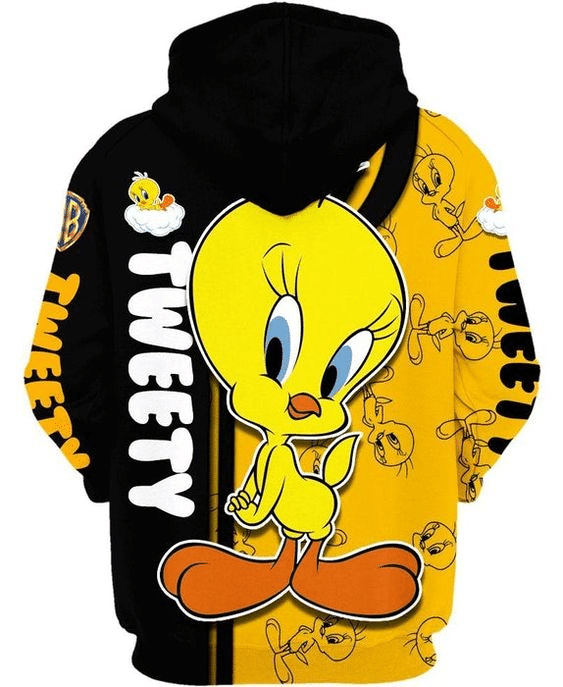 Lovely Tweety Looney Tunes Flims 40   Cartoon Graphic Outfits Aop Hoodie 35