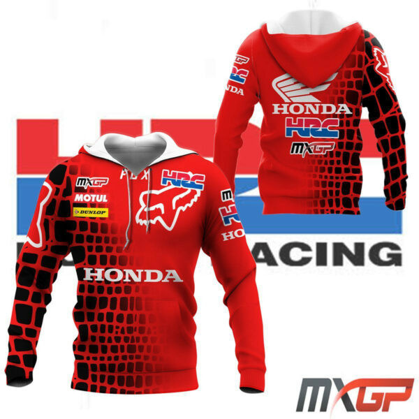 Honda Hrc Mxgp Shirt 305, 3d Hoodie Zip Hoodie 1239