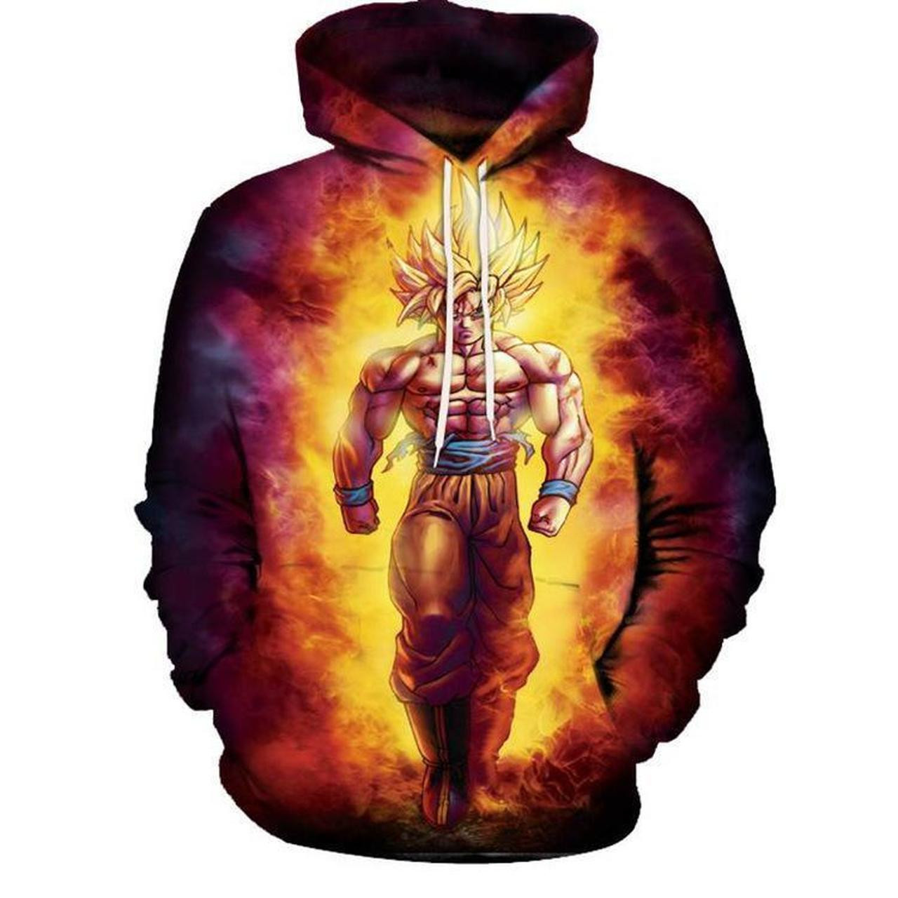 Dragon Ball Z Goku Super Saiyan Blue 3D All Over Print Hoodie & Zip Hoodie