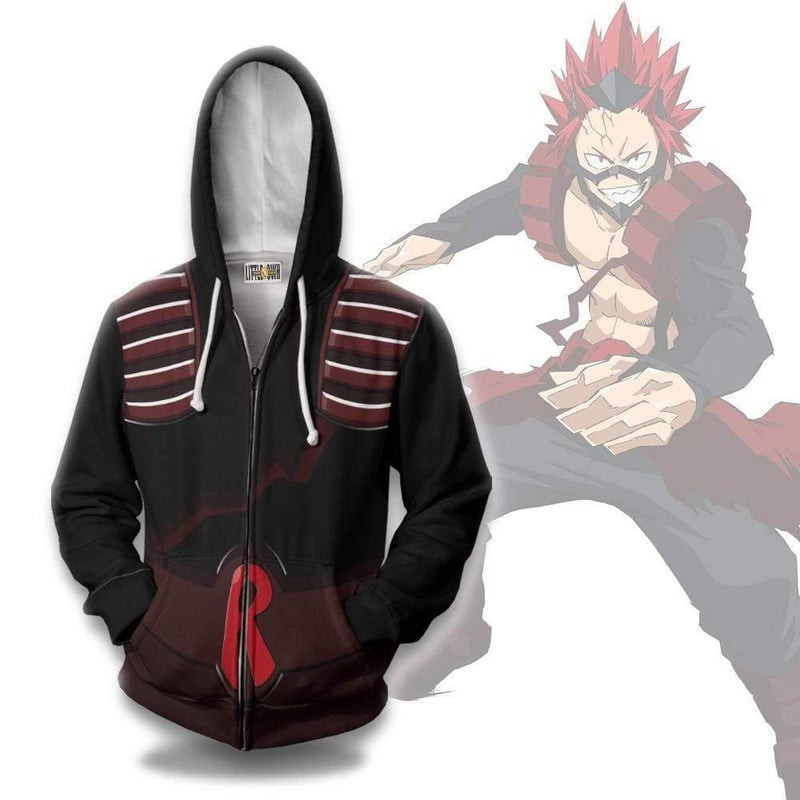 Eijiro Kirishima Cosplay Costume My Hero Academia 3D All Over Print Hoodie & Zip Hoodie