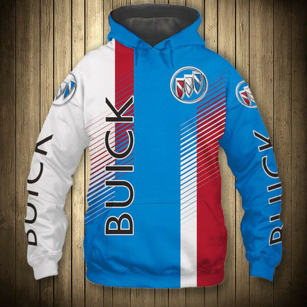 Buick Awd Models Car 7k19 Cartoon 3d Hoodie Zip Hoodie 751