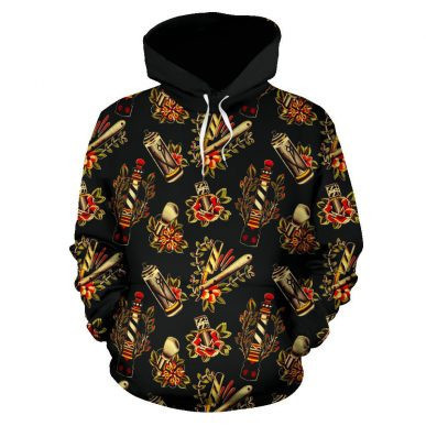 Barber Shop 3D All Over Print Hoodie & Zip Hoodie